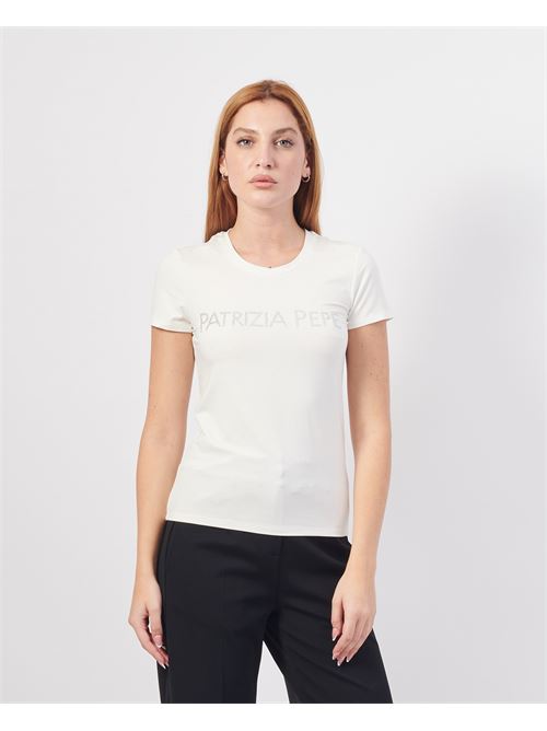 Patrizia Pepe t-shirt coupe slim ? col rond PATRIZIA PEPE | CM1419-J013W146